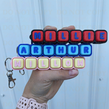 Clicker Name Keychains