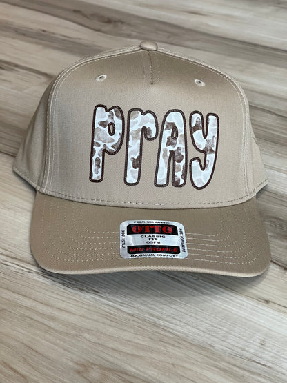 Camo Pray Trucker Hat