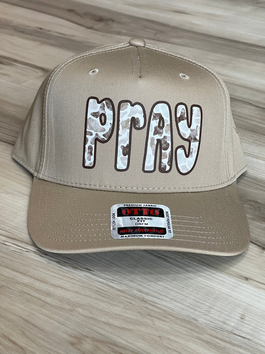 Camo Pray Trucker Hat