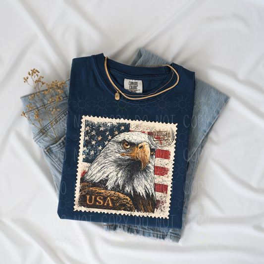 COMPLETED - USA Eagle Stamp